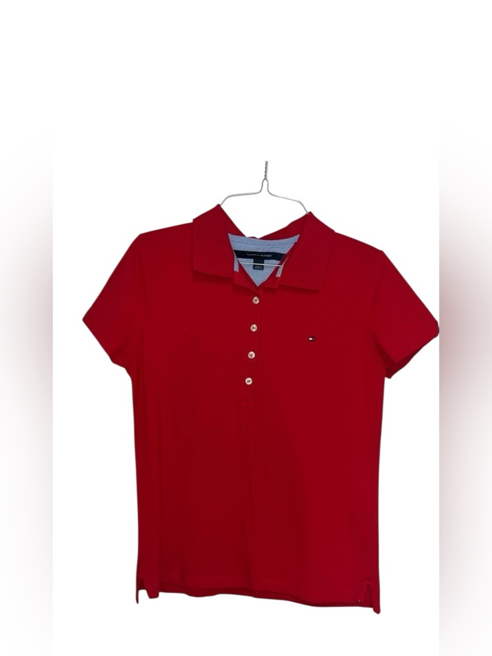 Tommy Hilfiger Bright Red Polo PTP 19